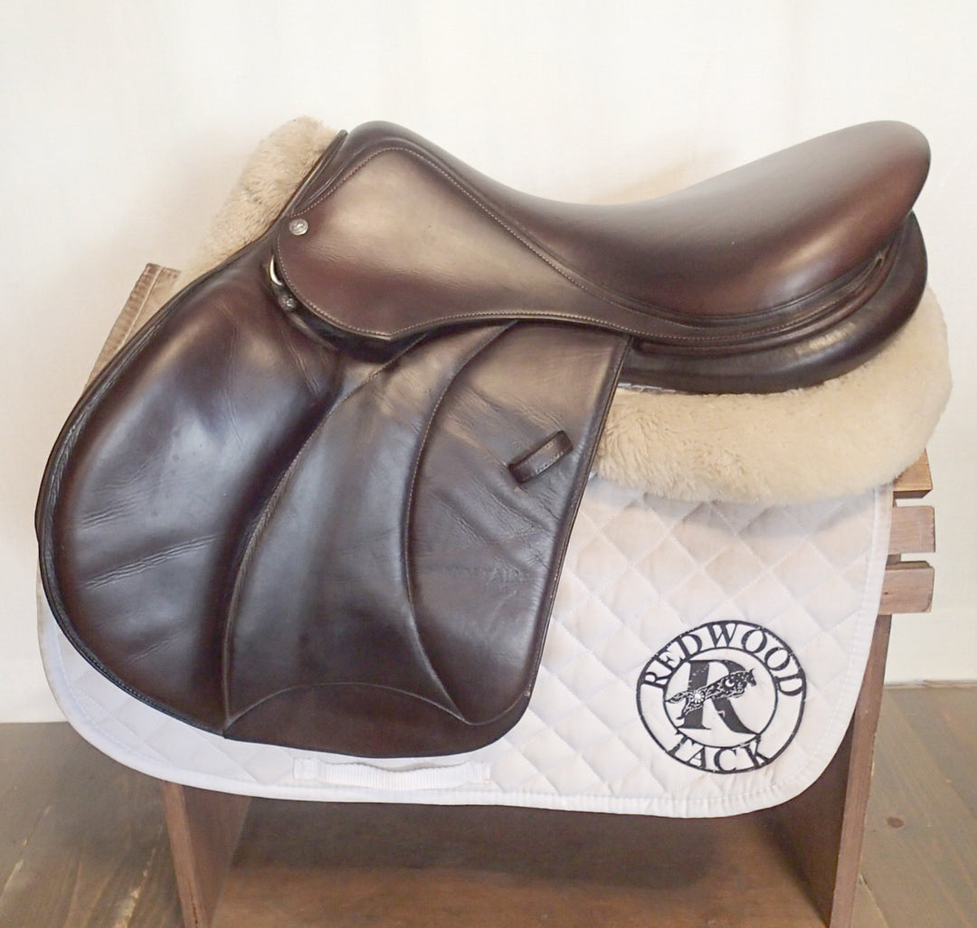 18" Voltaire Palm Beach Saddle - Full Buffalo - 2017 - 3AA Flaps - 4.75" dot to dot - Pro Panels (422)