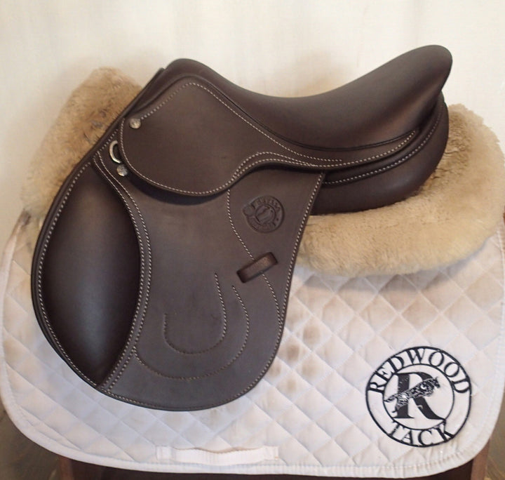 15.5" Antares Skylla Saddle - Full Calfskin - 2023 - 4.5" dot to dot (425)