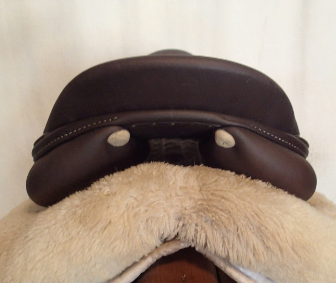 15.5" Antares Skylla Saddle - Full Calfskin - 2023 - 4.5" dot to dot (425)