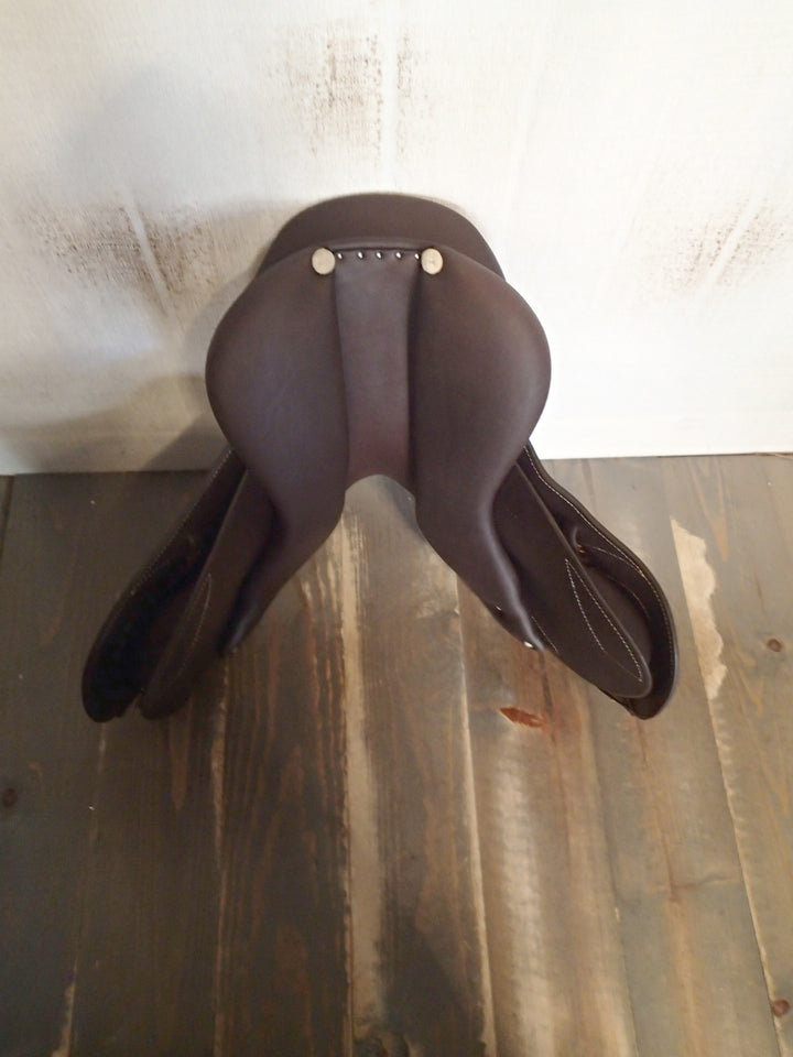 15.5" Antares Skylla Saddle - Full Calfskin - 2023 - 4.5" dot to dot (425)