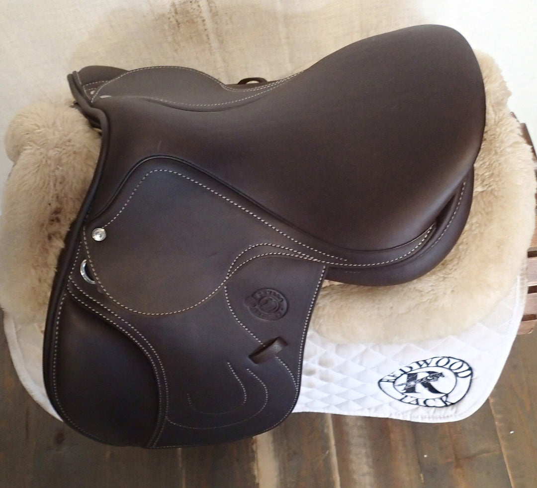 15.5" Antares Skylla Saddle - Full Calfskin - 2023 - 4.5" dot to dot (425)