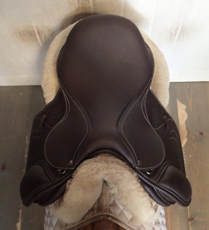 15.5" Antares Skylla Saddle - Full Calfskin - 2023 - 4.5" dot to dot (425)