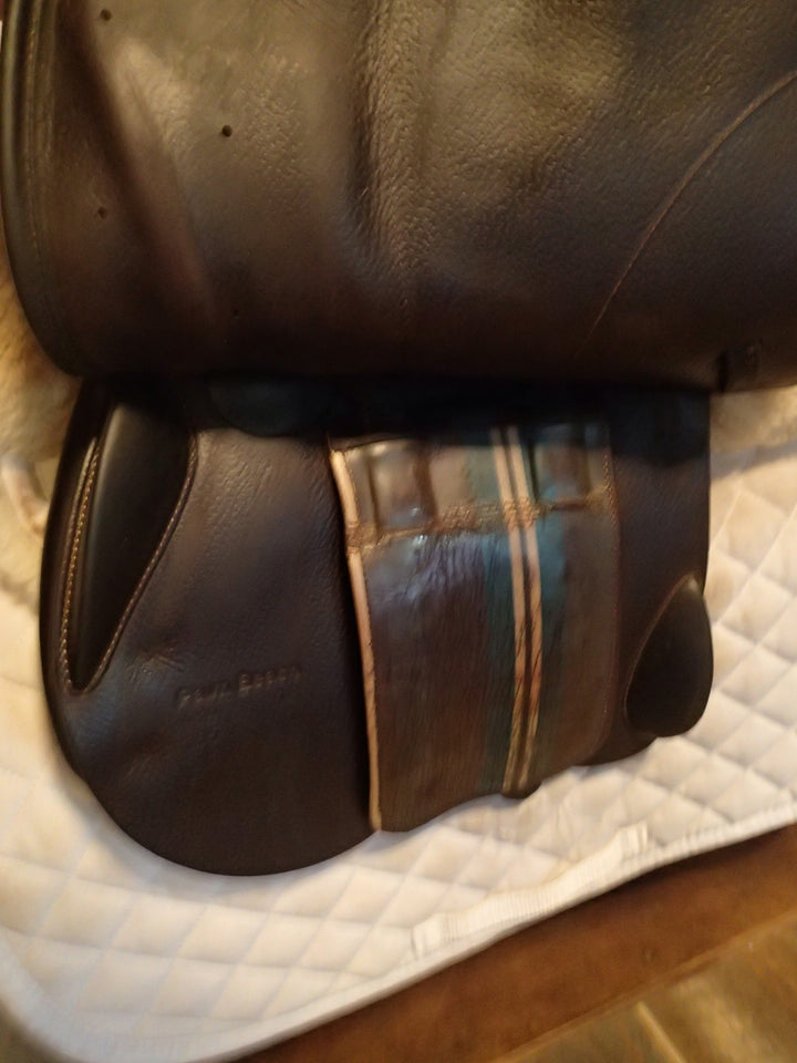 15.5" Voltaire Palm Beach Saddle - Full Buffalo - 2018 - 1 Flaps - 4.75" dot to dot - FIN Panels (426)