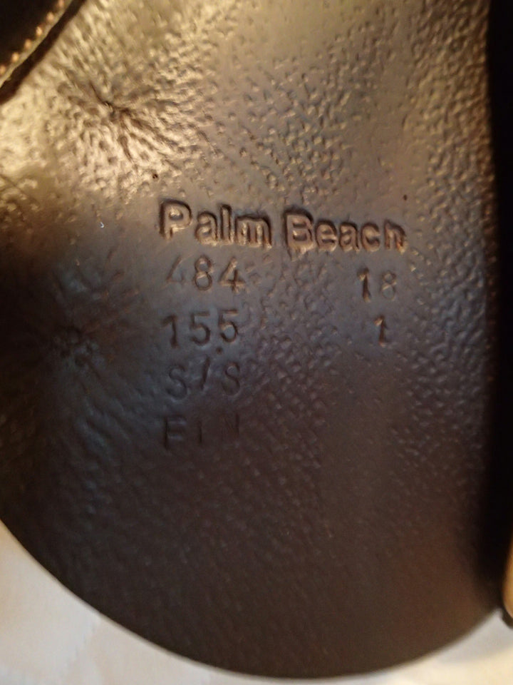 15.5" Voltaire Palm Beach Saddle - Full Buffalo - 2018 - 1 Flaps - 4.75" dot to dot - FIN Panels (426)