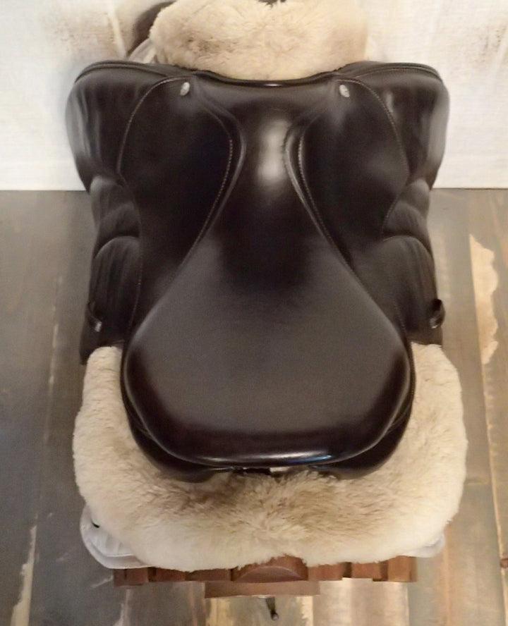 15.5" Voltaire Palm Beach Saddle - Full Buffalo - 2018 - 1 Flaps - 4.75" dot to dot - FIN Panels (426)