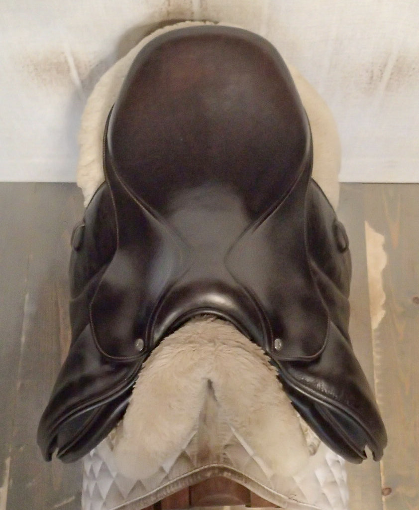 15.5" Voltaire Palm Beach Saddle - Full Buffalo - 2018 - 1 Flaps - 4.75" dot to dot - FIN Panels (426)