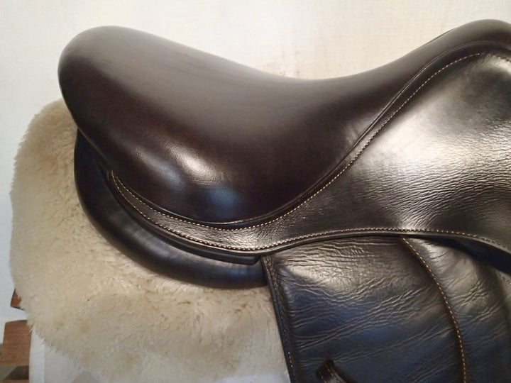 15.5" Voltaire Palm Beach Saddle - Full Buffalo - 2018 - 1 Flaps - 4.75" dot to dot - FIN Panels (426)