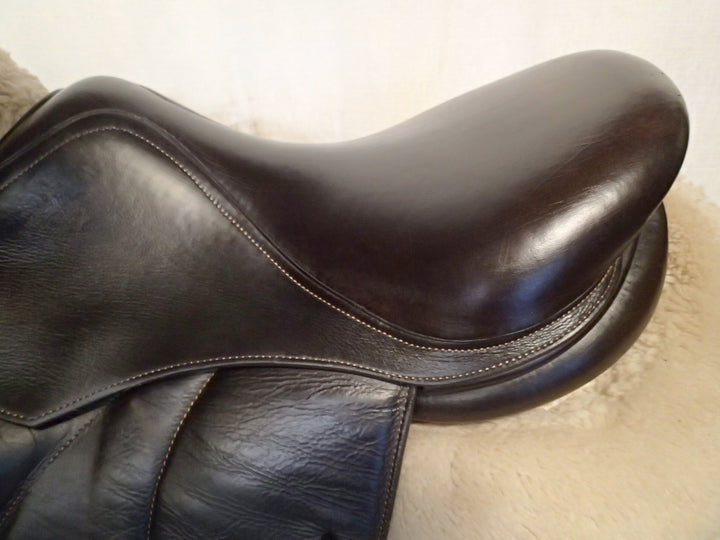 15.5" Voltaire Palm Beach Saddle - Full Buffalo - 2018 - 1 Flaps - 4.75" dot to dot - FIN Panels (426)