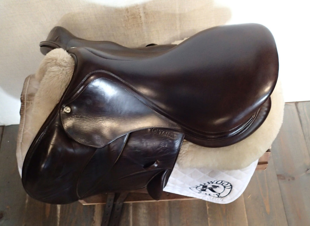 17.5" Voltaire Lexington Monoflap Saddle - Full Buffalo - 2011 - 1A Flaps - 4.75" dot to dot - Pro Panels