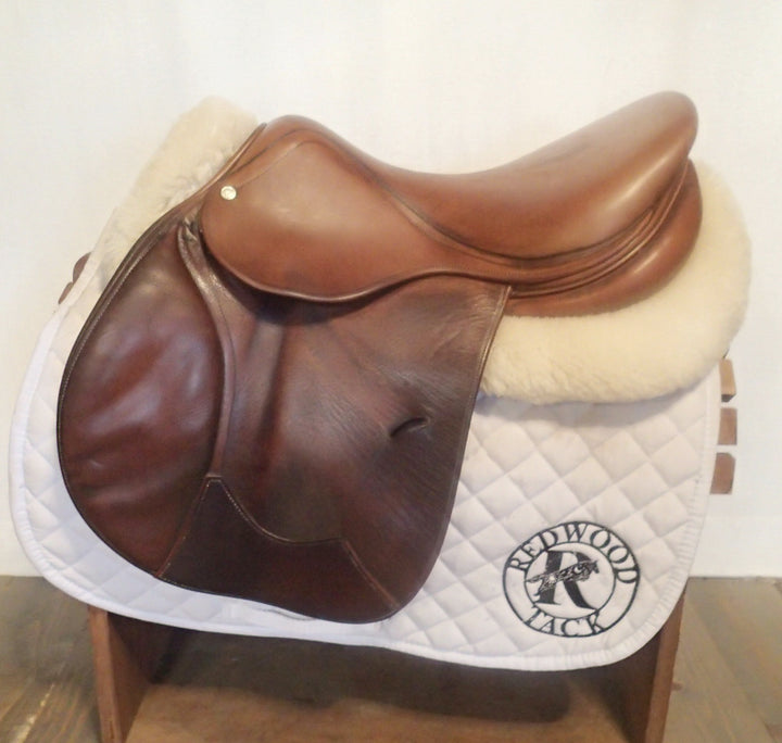 17" Antares Saddle - Full Buffalo - 2005 - 2 Flaps - 4.5" dot to dot