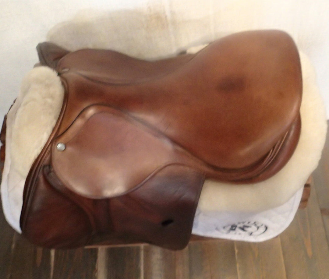 17" Antares Saddle - Full Buffalo - 2005 - 2 Flaps - 4.5" dot to dot