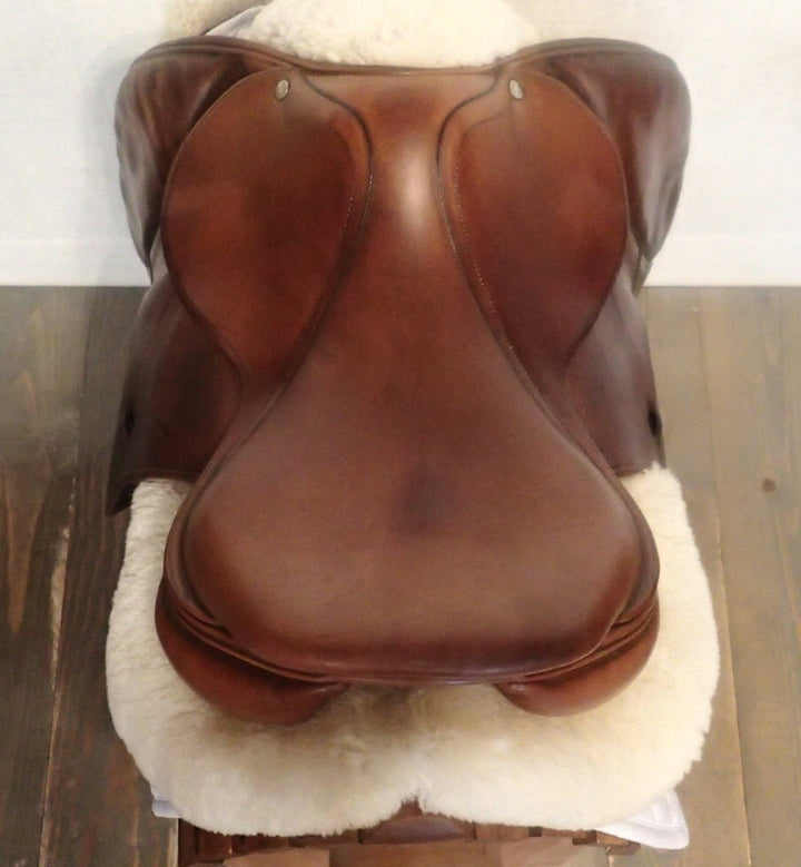 17" Antares Saddle - Full Buffalo - 2005 - 2 Flaps - 4.5" dot to dot