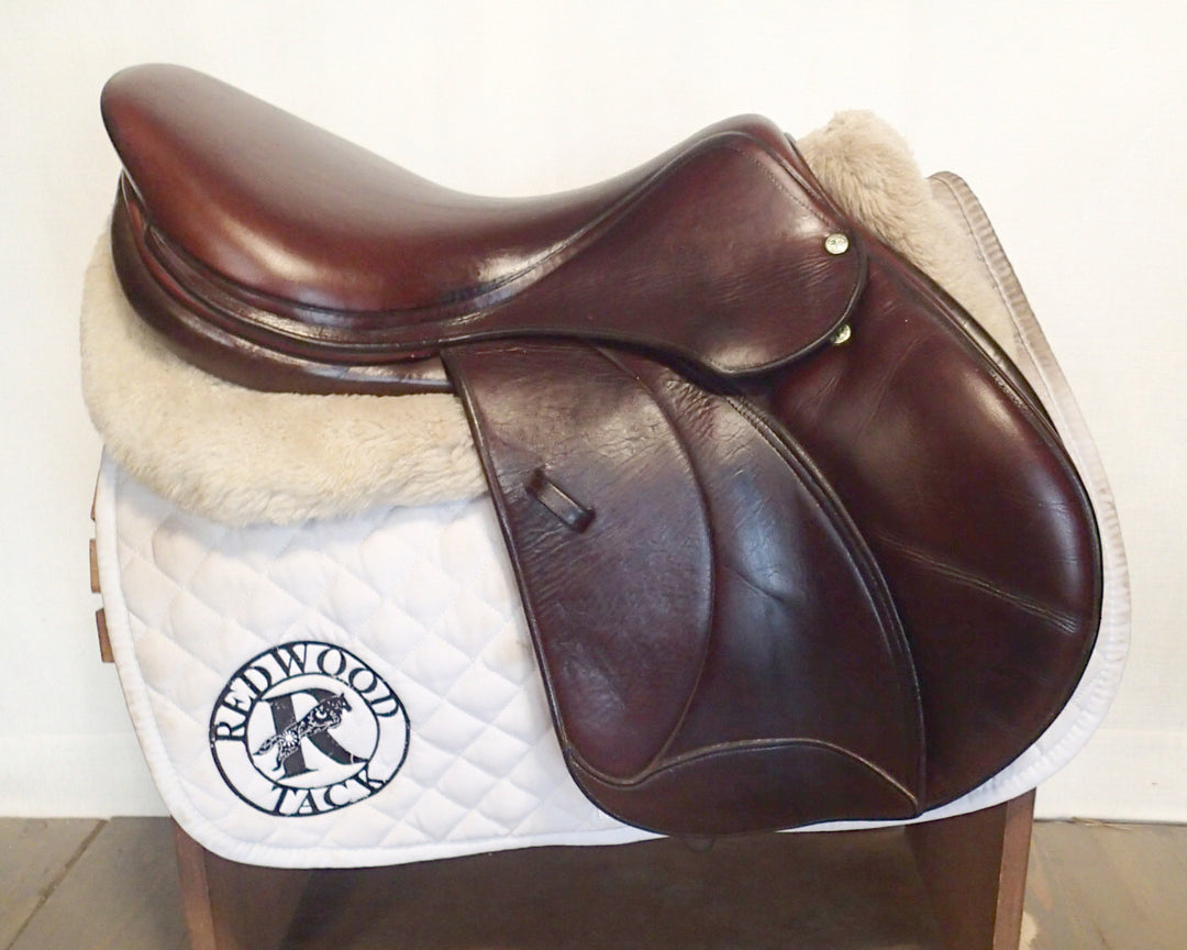 18" Voltaire Palm Beach Saddle - Full Buffalo - 2011 - 2A Flaps - 4.75" dot to dot - FIN Panels (434)