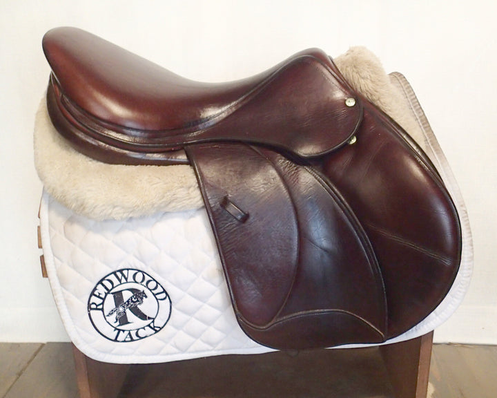 18" Voltaire Palm Beach Saddle - Full Buffalo - 2011 - 2A Flaps - 4.75" dot to dot - FIN Panels (434)