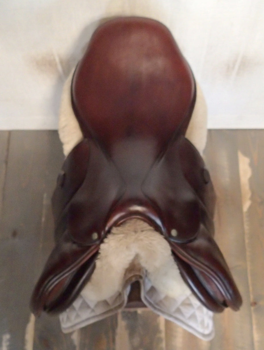 18" Voltaire Palm Beach Saddle - Full Buffalo - 2011 - 2A Flaps - 4.75" dot to dot - FIN Panels (434)