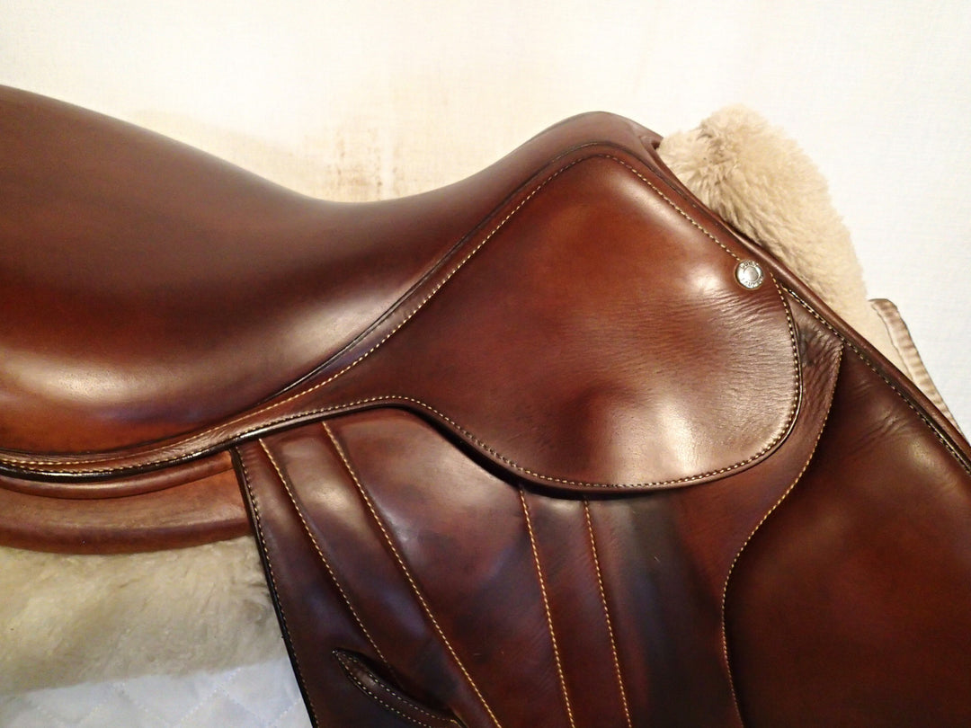 17" Butet Premium Saddle - Full Calfskin - 2015 - P Seat - 2.25 Flaps - 4.25" dot to dot