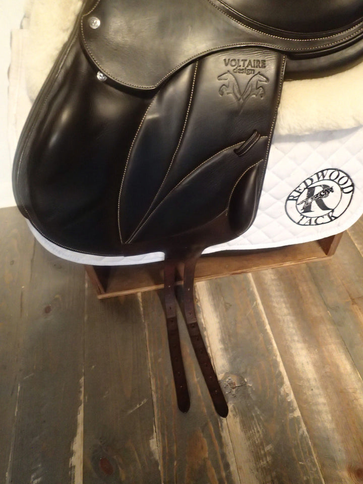 17.5" Voltaire Lexington Monoflap Saddle - Full Buffalo - 2020 - 2AA Flaps - 4.75" dot to dot - Pro Panels