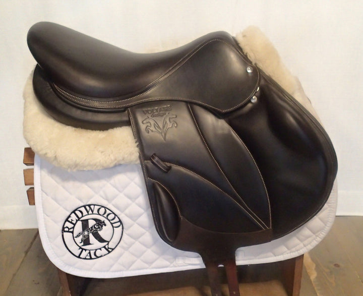 17.5" Voltaire Lexington Monoflap Saddle - Full Buffalo - 2020 - 2AA Flaps - 4.75" dot to dot - Pro Panels