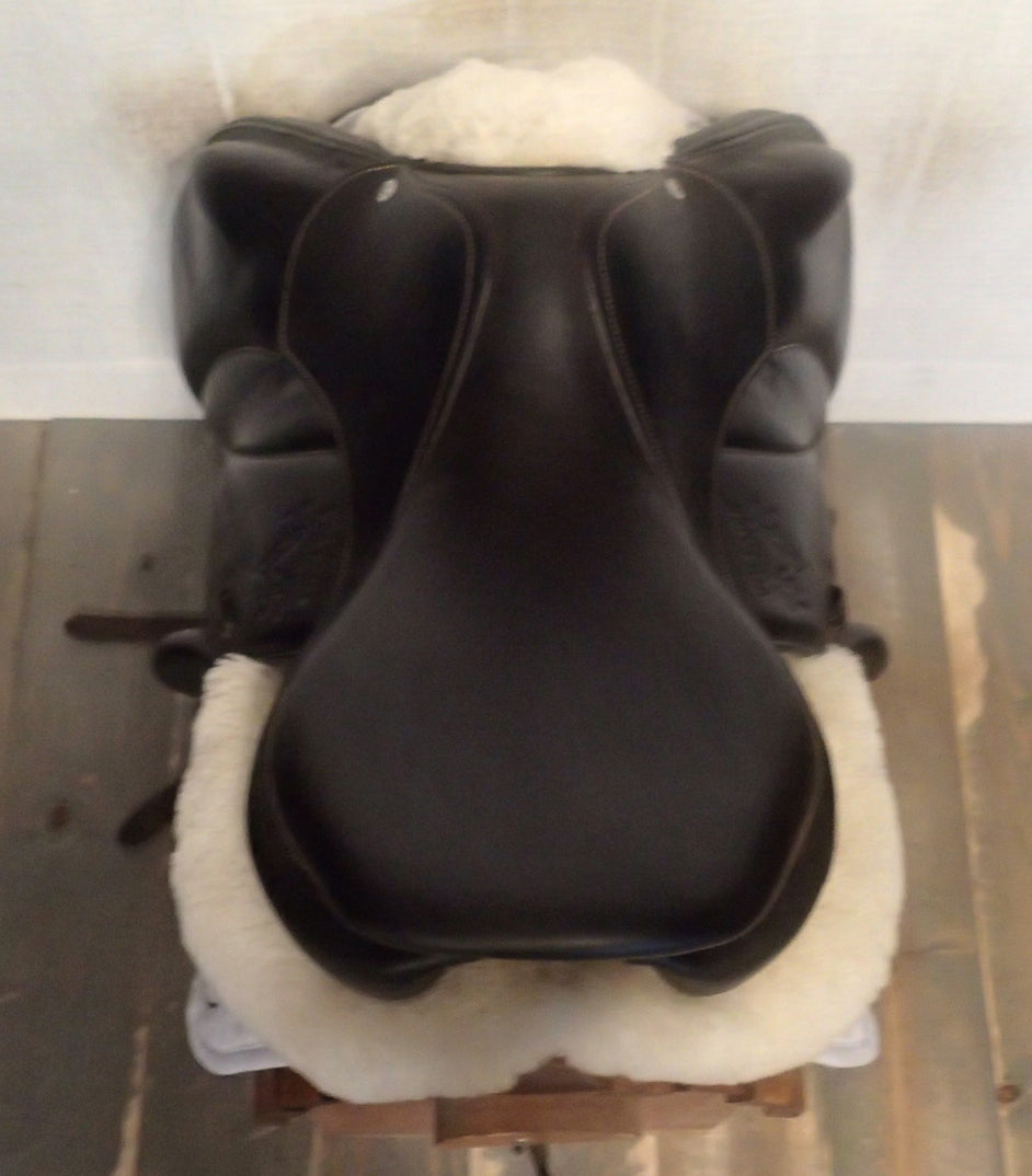 17.5" Voltaire Lexington Monoflap Saddle - Full Buffalo - 2020 - 2AA Flaps - 4.75" dot to dot - Pro Panels