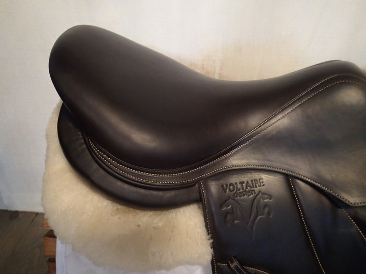 17.5" Voltaire Lexington Monoflap Saddle - Full Buffalo - 2020 - 2AA Flaps - 4.75" dot to dot - Pro Panels