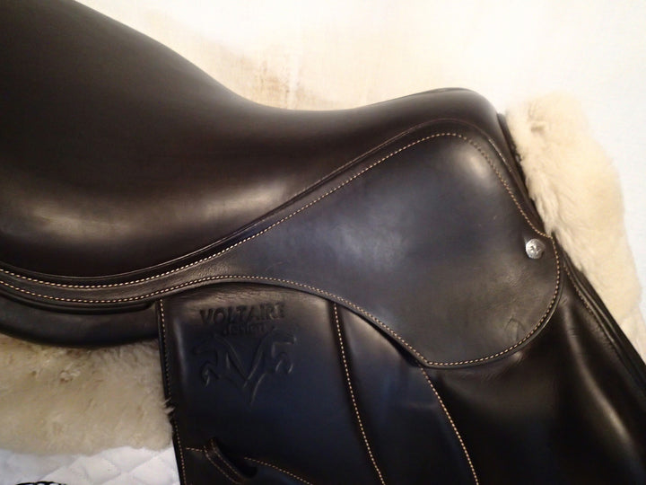 17.5" Voltaire Lexington Monoflap Saddle - Full Buffalo - 2020 - 2AA Flaps - 4.75" dot to dot - Pro Panels