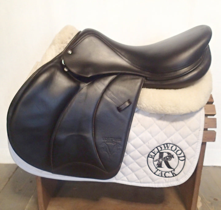 18" Voltaire Palm Beach Saddle - Full Buffalo - 2017 - 4AA Flaps - 4.75" dot to dot - Pro Panels