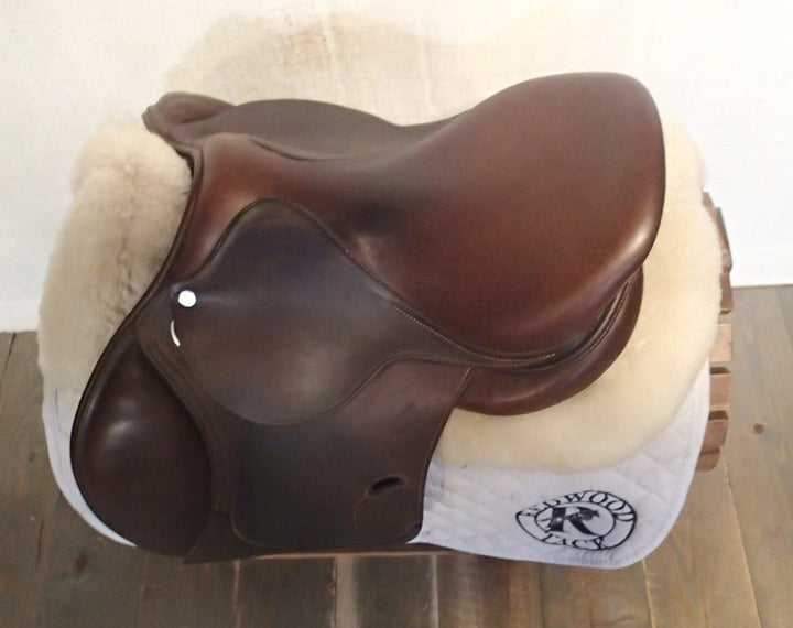 15.5" Antares Saddle - Full Buffalo - 2018 - 00 Flaps - 4.75" dot to dot