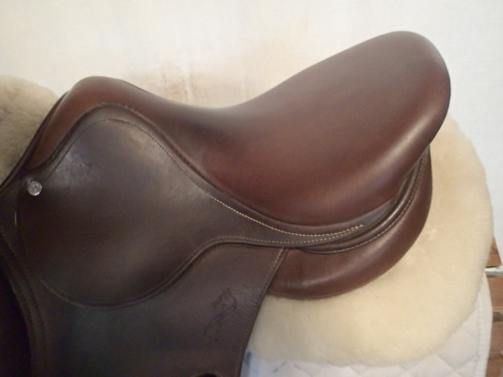 15.5" Antares Saddle - Full Buffalo - 2018 - 00 Flaps - 4.75" dot to dot