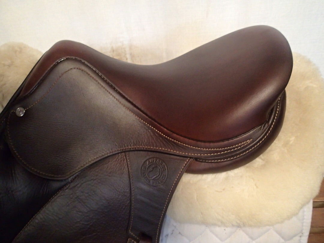 15.5" Antares Hero Saddle - Full Buffalo - 2021 - 4.75" dot to dot