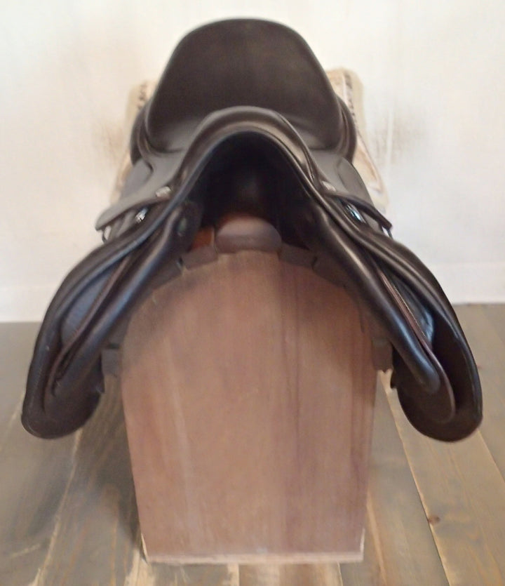 15" / 15.5" Devoucoux Biarritz K Saddle - Full Buffalo - 2019 - 0A Flaps - 4.75" dot to dot (452)