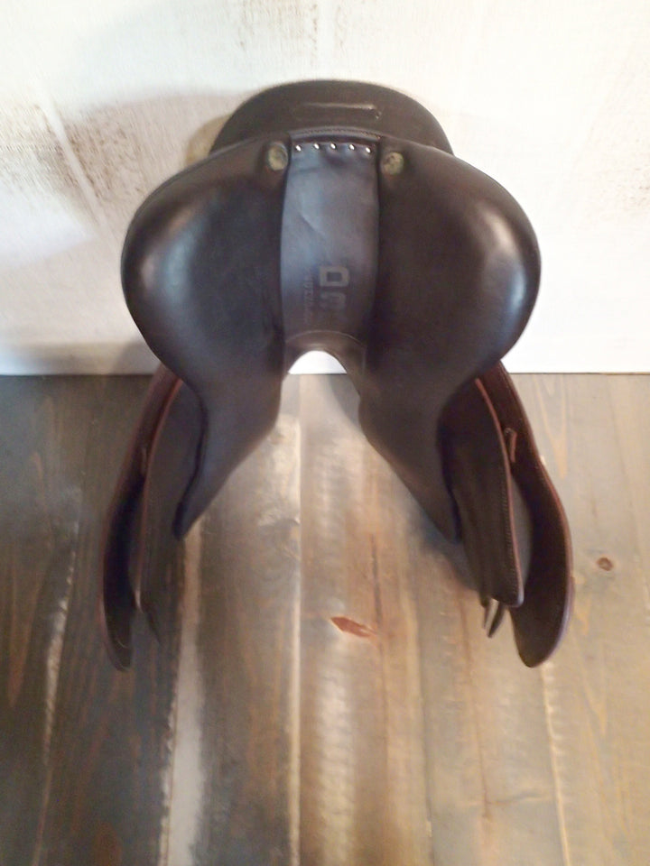 15" / 15.5" Devoucoux Biarritz K Saddle - Full Buffalo - 2019 - 0A Flaps - 4.75" dot to dot (452)