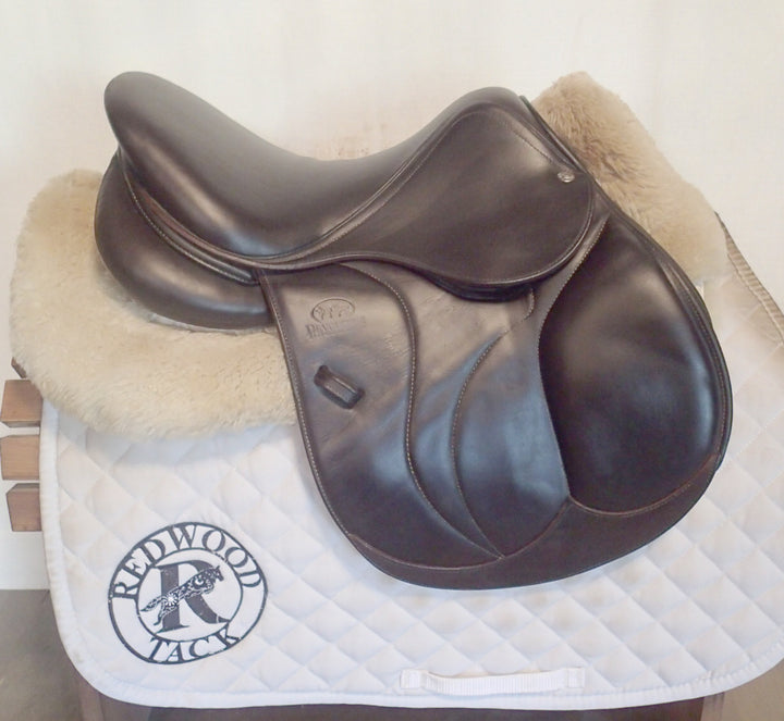 15" / 15.5" Devoucoux Biarritz K Saddle - Full Buffalo - 2019 - 0A Flaps - 4.75" dot to dot (452)
