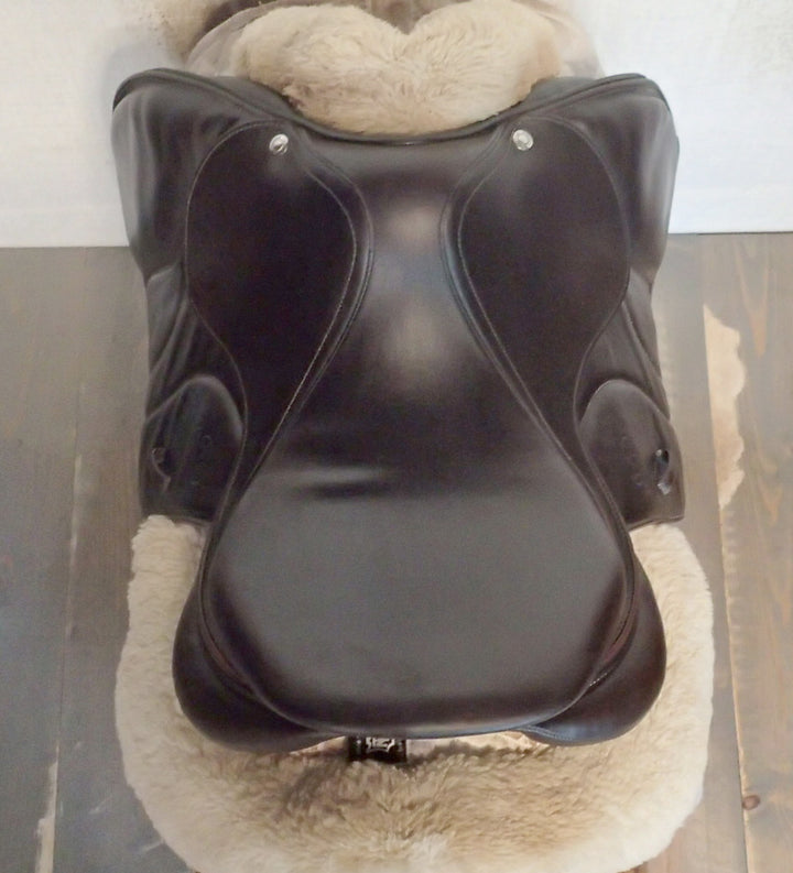15" / 15.5" Devoucoux Biarritz K Saddle - Full Buffalo - 2019 - 0A Flaps - 4.75" dot to dot (452)