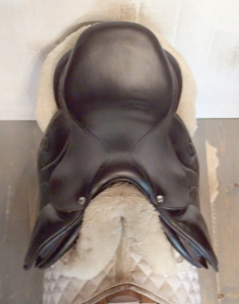 15" / 15.5" Devoucoux Biarritz K Saddle - Full Buffalo - 2019 - 0A Flaps - 4.75" dot to dot (452)