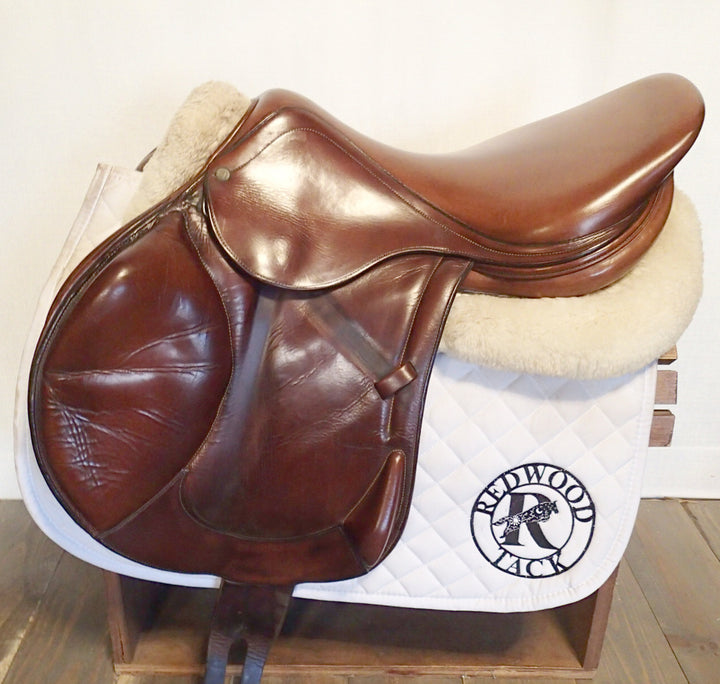 18" Antares Monoflap Saddle - Full Buffalo - 2002 - 4AA Flaps - 4.75" dot to dot