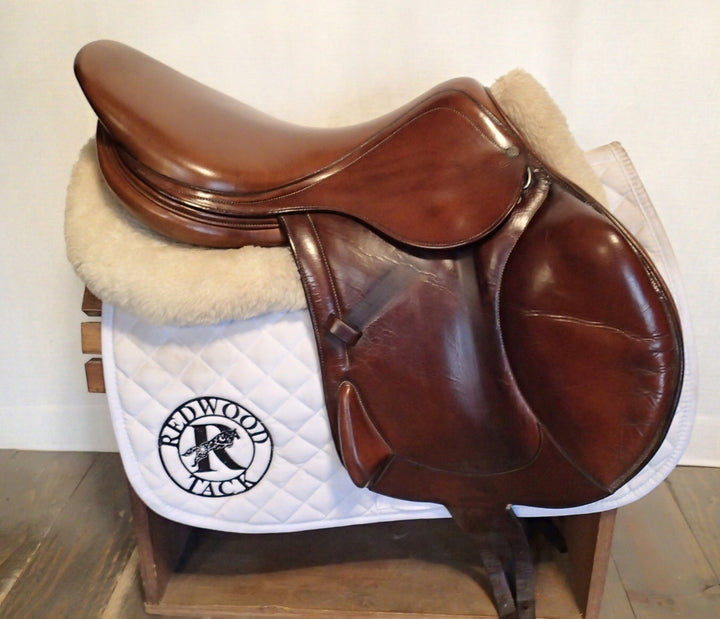 18" Antares Monoflap Saddle - Full Buffalo - 2002 - 4AA Flaps - 4.75" dot to dot