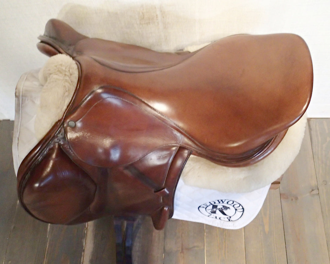 18" Antares Monoflap Saddle - Full Buffalo - 2002 - 4AA Flaps - 4.75" dot to dot