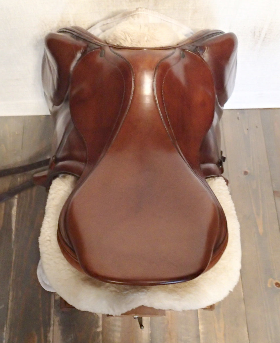 18" Antares Monoflap Saddle - Full Buffalo - 2002 - 4AA Flaps - 4.75" dot to dot