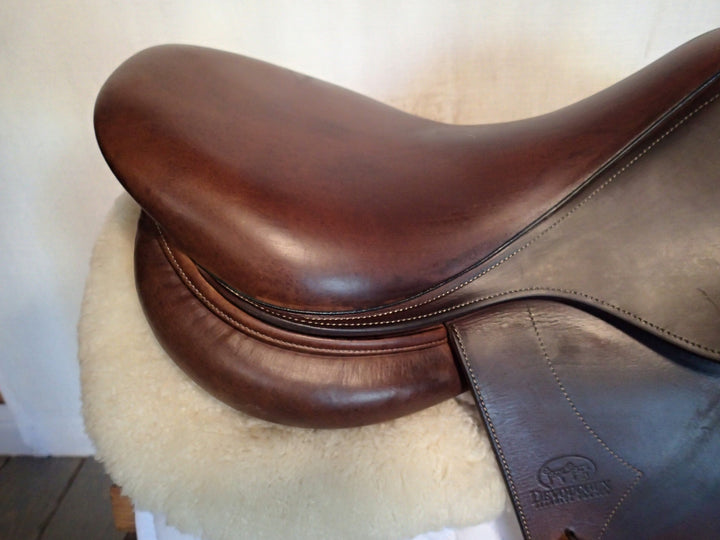 17.5" Devoucoux Socoa Saddle - Full Buffalo - 2014 - 2A Flaps - 5" dot to dot