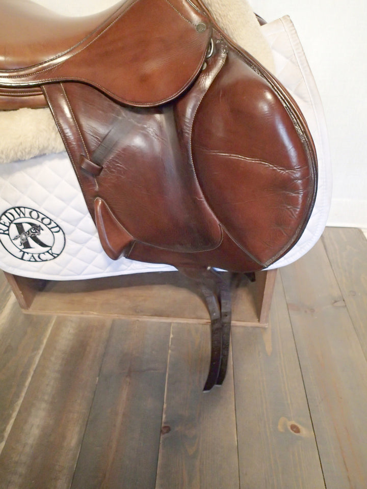 18" Antares Monoflap Saddle - Full Buffalo - 2002 - 4AA Flaps - 4.75" dot to dot