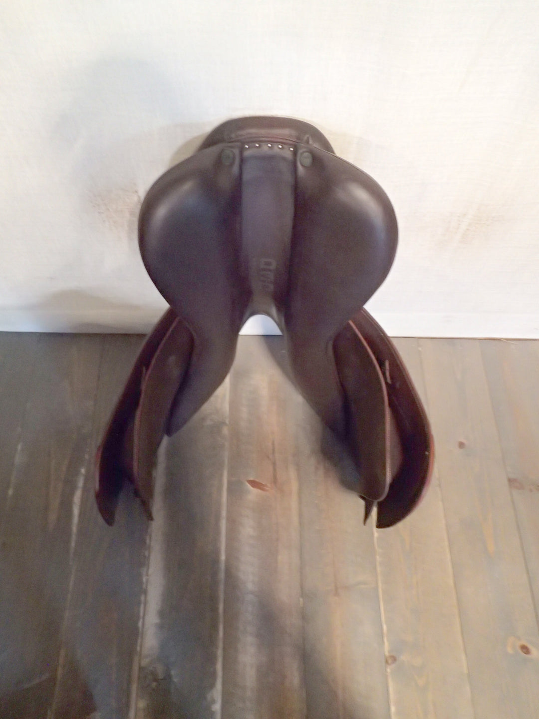 18" Devoucoux Biarritz S Saddle - Full Buffalo - 2017 - 3AAB Flaps - 4.75" dot to dot