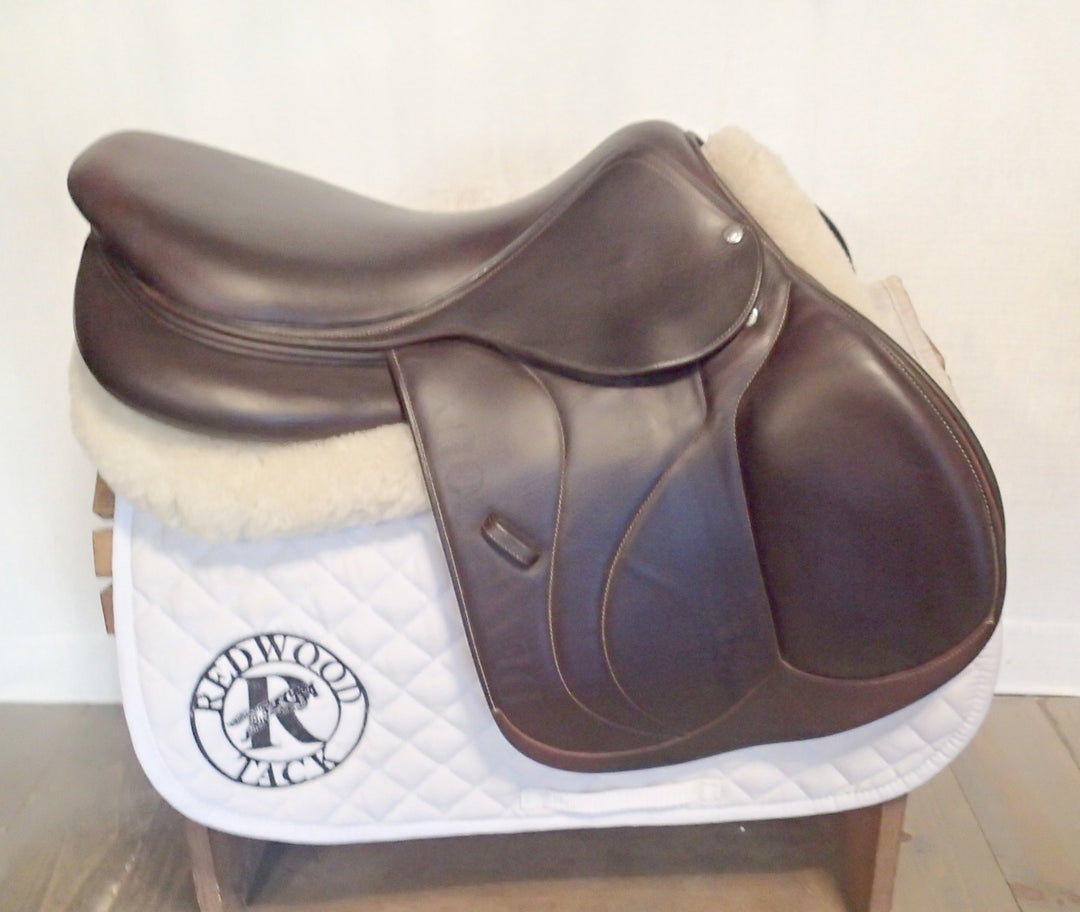 18" Devoucoux Biarritz S Saddle - Full Buffalo - 2017 - 3AAB Flaps - 4.75" dot to dot