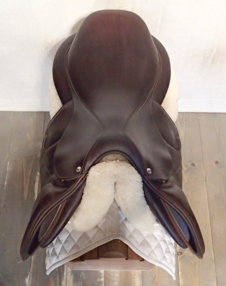 18" Devoucoux Biarritz S Saddle - Full Buffalo - 2017 - 3AAB Flaps - 4.75" dot to dot