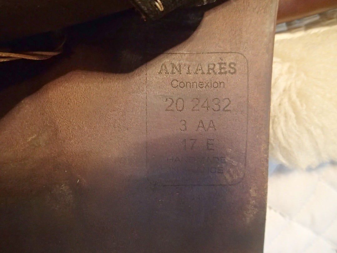 17" Antares Connexion Saddle - Full Buffalo - 2020 - 3AA Flaps - 5" dot to dot