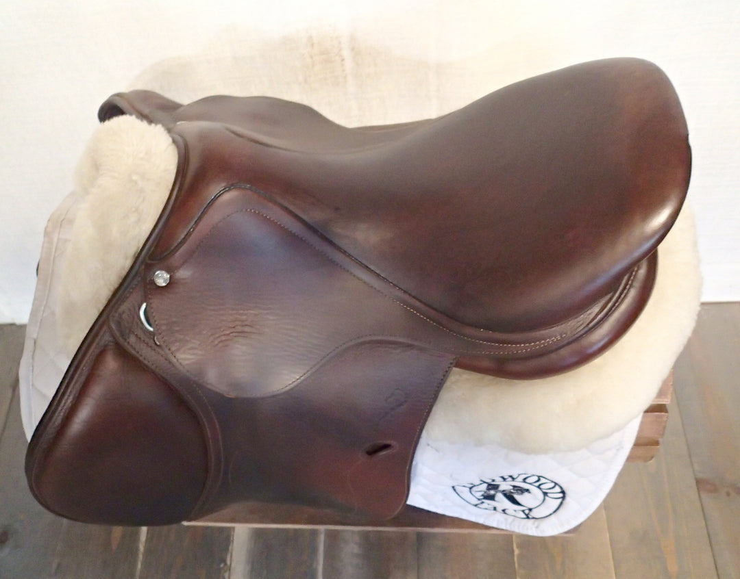 17" Antares Connexion Saddle - Full Buffalo - 2020 - 3AA Flaps - 5" dot to dot