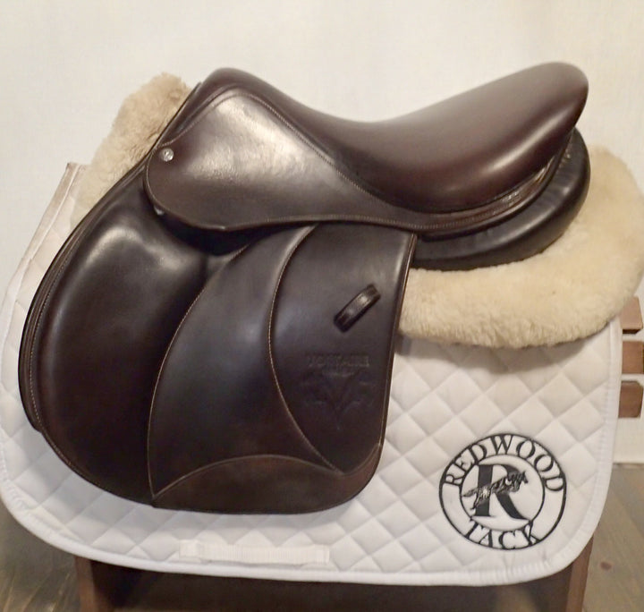 16.5" Voltaire Palm Beach Saddle - Full Buffalo - 2014 - 1 Flaps - 4.75" dot to dot - FIN Panels