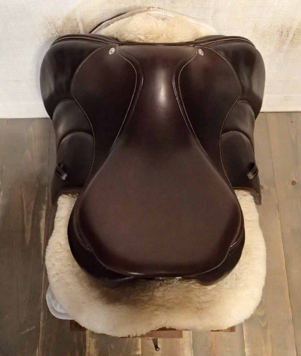 16.5" Voltaire Palm Beach Saddle - Full Buffalo - 2014 - 1 Flaps - 4.75" dot to dot - FIN Panels
