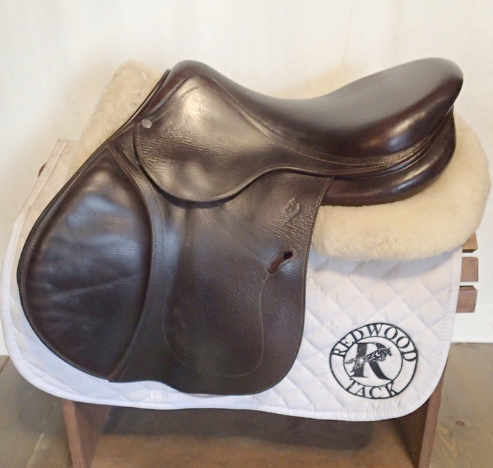 17" Antares Contact Saddle - Full Buffalo - 2019 - 2AB Flaps - 4.75" dot to dot