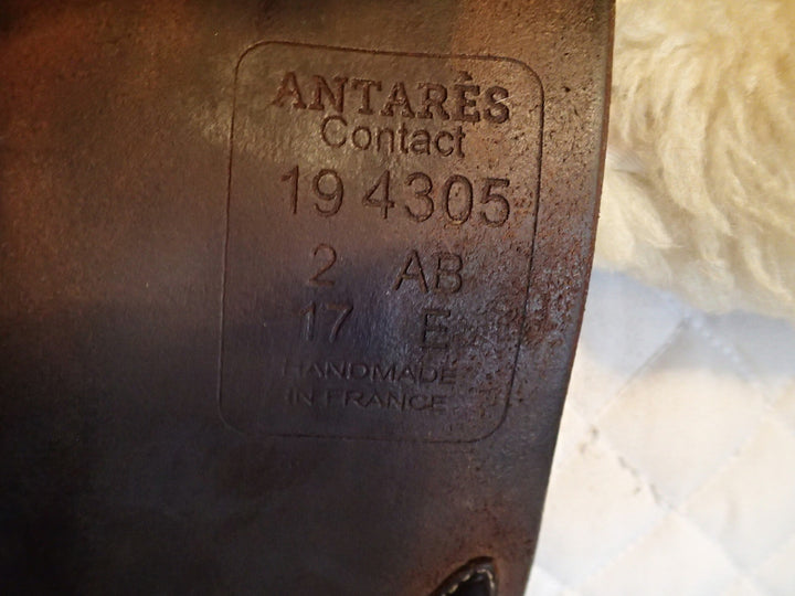 17" Antares Contact Saddle - Full Buffalo - 2019 - 2AB Flaps - 4.75" dot to dot