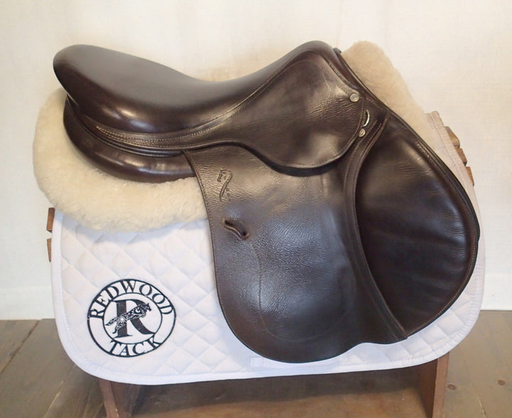 17" Antares Contact Saddle - Full Buffalo - 2019 - 2AB Flaps - 4.75" dot to dot